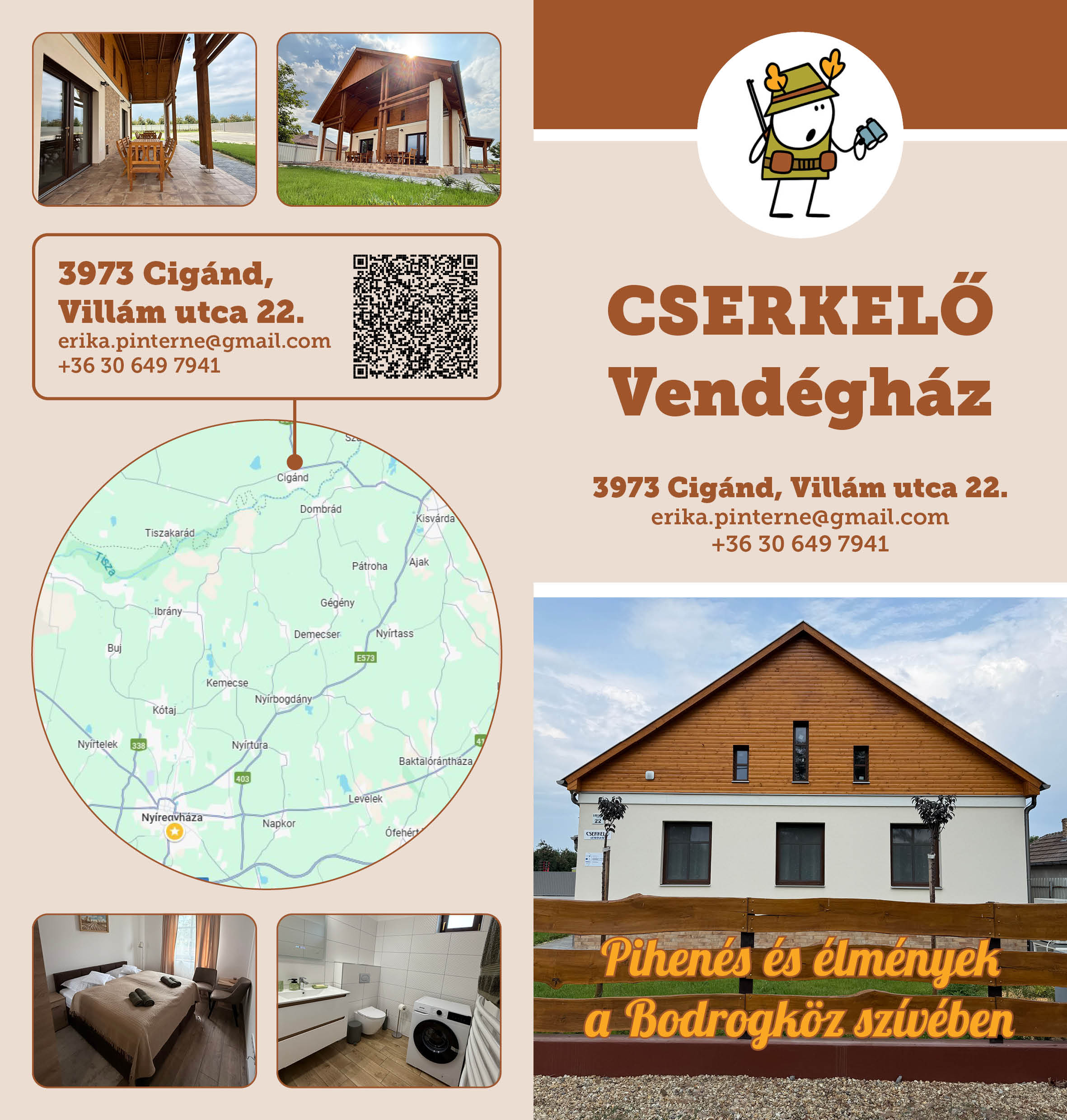 cserkelő vendégház cigánd